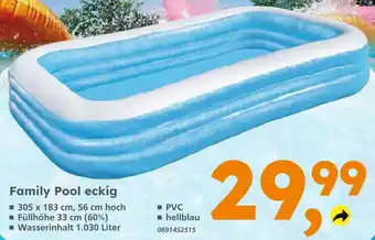 Globus Baumarkt Family pool eckig Angebot