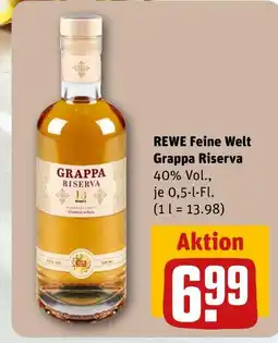REWE Rewe feine welt grappa riserva Angebot