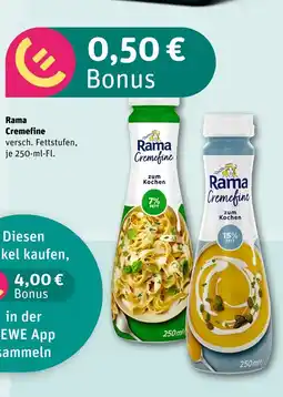 REWE Rama cremfine 7% fett Angebot