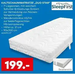 porta Sleepfirst kaltschaummatratze duo star Angebot