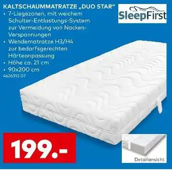 porta Sleepfirst kaltschaummatratze duo star Angebot