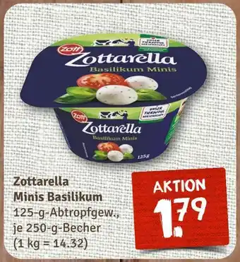 nahkauf Zottarella minis basilikum Angebot
