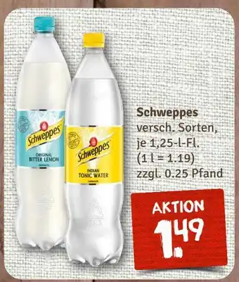 nahkauf Schweppes original bitter lemon Angebot