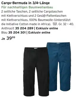 Tchibo Cargo-bermuda in 3/4-länge Angebot
