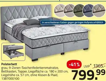 ROLLER Polsterbett Angebot