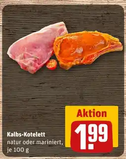 REWE Kalbs-kotelett natur Angebot
