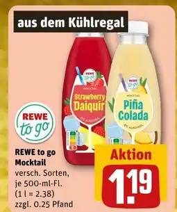 REWE Rewe to go strawberry daiquiri mocktail Angebot