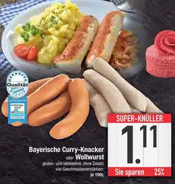 Edeka Bayerische curry-knacker Angebot