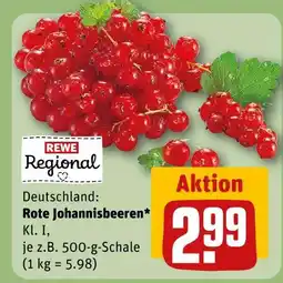 REWE Rewe regional rote johannisbeeren Angebot