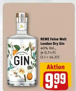 REWE Rewe feine welt london dry gin Angebot