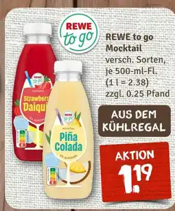 nahkauf Rewe to go strawberry daiquiri mocktail Angebot
