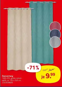 ROLLER Ösenvorhang Angebot