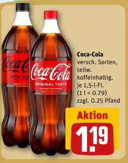 REWE Coca-cola coca-cola original taste Angebot