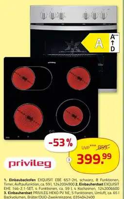 ROLLER Privileg einbauherdset Angebot