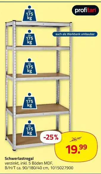 ROLLER Profitan schwerlastregal Angebot