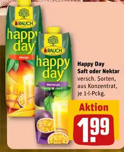 REWE Rauch happy day mango Angebot
