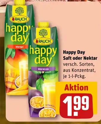 REWE Rauch happy day mango Angebot