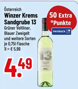 trinkgut Winzer krems sandgrube 13 grüner veltliner Angebot