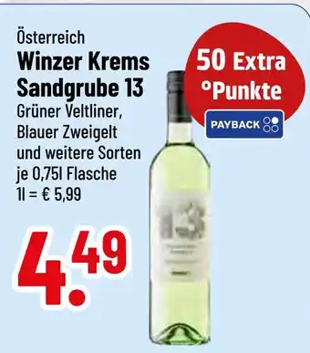 trinkgut Winzer krems sandgrube 13 grüner veltliner Angebot