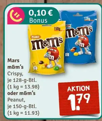 nahkauf Mars m&m’s crispy Angebot