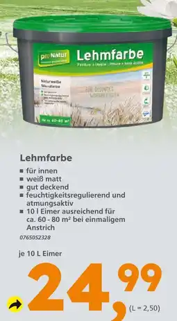 Globus Baumarkt Lehmfarbe Angebot