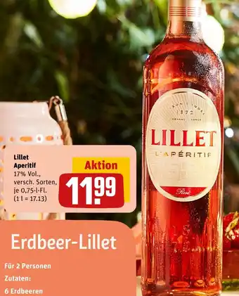 REWE Lillet aperitif Angebot