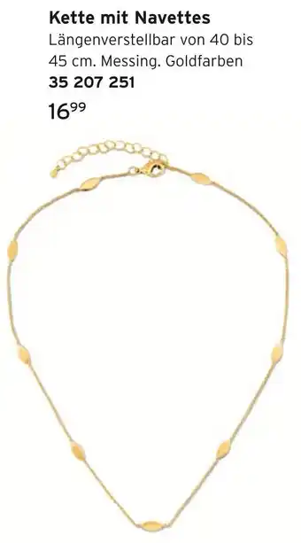 Tchibo Kette mit navettes Angebot