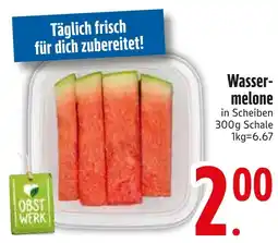 Edeka Obstwerk wassermelone in scheiben Angebot