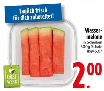 Edeka Obstwerk wassermelone in scheiben Angebot