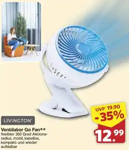 Famila Nord West LIVINGTON Ventilator Go Fan Angebot