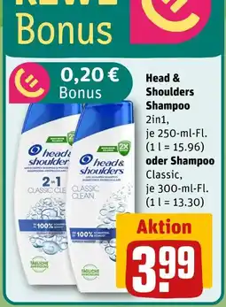 REWE Head & shoulders shampoo 2in1 Angebot
