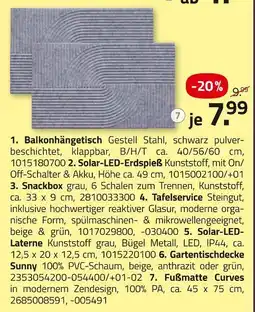 ROLLER Fußmatte curves Angebot