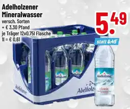 trinkgut Adelholzener mineralwasser classic Angebot