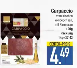Edeka Carpaccio vom irischen weideochsen, mit parmesan Angebot