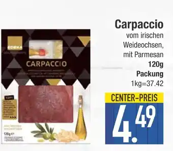 Edeka Carpaccio vom irischen weideochsen, mit parmesan Angebot