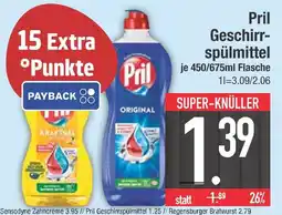 Edeka Pril geschirrspülmittel kraftgel Angebot