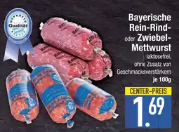 Edeka Bayerische rein-rind-mettwurst Angebot