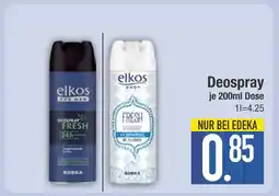 Edeka Elkos deospray fresh for men Angebot