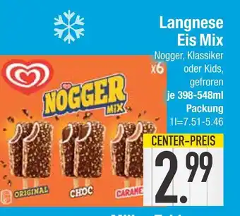 Edeka Langnese eis mix nogger original Angebot