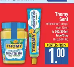Edeka Thomy mittelscharfer delikatess senf tube Angebot