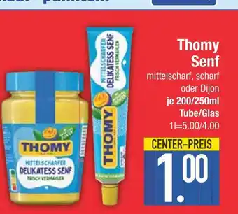 Edeka Thomy mittelscharfer delikatess senf tube Angebot
