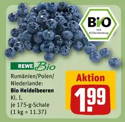 REWE Rewe bio bio heidelbeeren Angebot