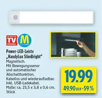 diska Mediashop power-led-leiste handylux slimbright Angebot