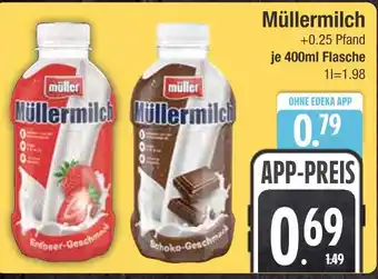 Edeka Müller müllermilch erdbeer-geschmack Angebot
