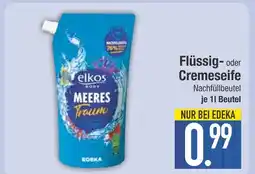 Edeka Elkos flüssigseife nachfüllbeutel Angebot
