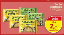 Edeka Yum yum instant nudeln chicken Angebot
