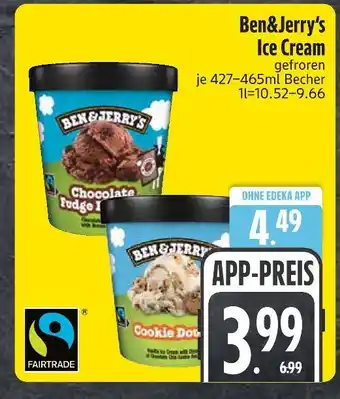 Edeka Ben&jerry's chocolate fudge brownie Angebot
