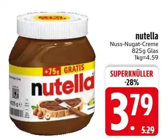 Edeka Nutella nuss-nougat-creme Angebot