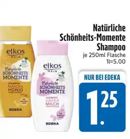 Edeka Elkos natürliche schönheits-momente shampoo honig Angebot