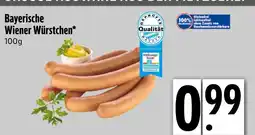 Edeka Bayerische wiener würstchen Angebot